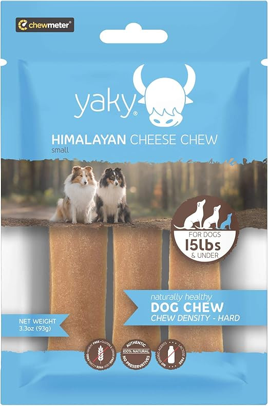 Chewmeter Himalayan Yaky Cheese Chew, 100% Natural, Long Lasting, Gluten Free, Healthy & Safe Dog... | Amazon (US)