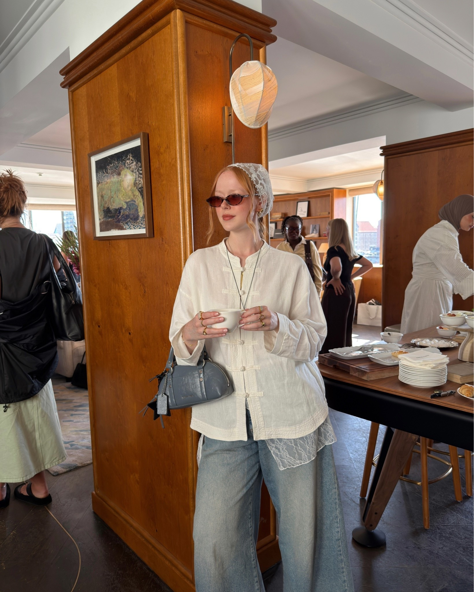 CPHFW, Charles & Keith, Zara Blouse, Toggle Blouse, Bowling Bag, Baby Blue, Balloon Jeans, Wide Jeans, Lace Bandana, Copenhagen Style

#LTKFashionMonth #LTKsummer #LTKeurope