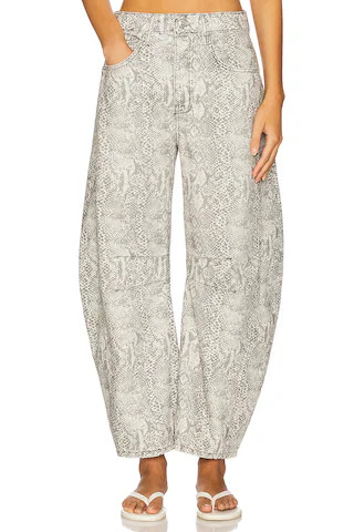 Goodluck Printed Barrel Pant in Snake Combo | Revolve Clothing (Global)