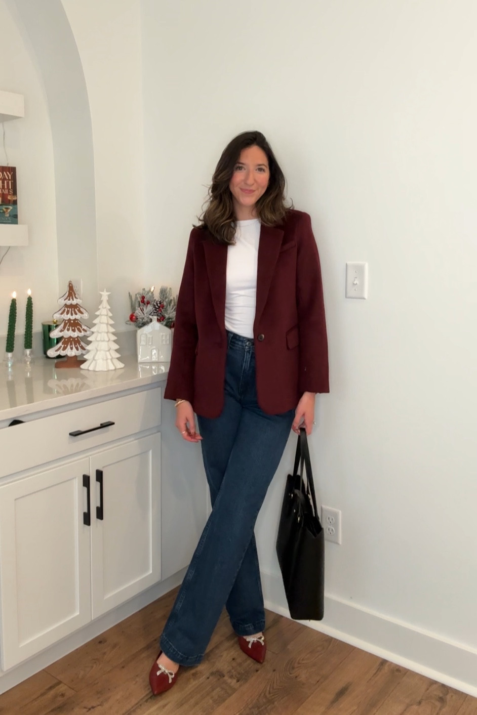 This burgundy blazer for the winter season ❤️🫶🏻

#LTKHoliday #LTKSeasonal #LTKWorkwear