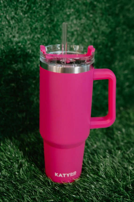 Hot Pink 40 Oz Tumbler Cup | Katydid.com