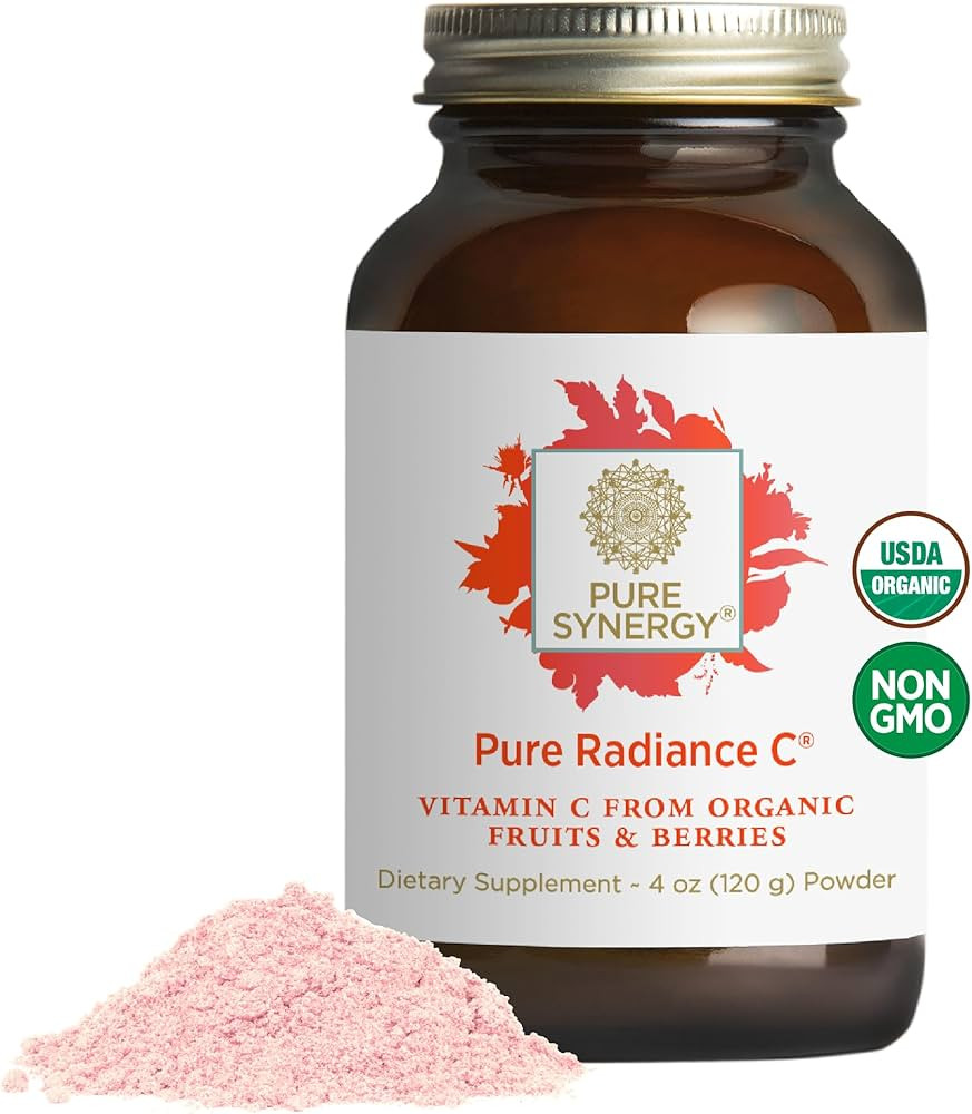 Pure Synergy Pure Radiance C | Organic Vitamin C Powder | 100% Natural, Whole Food, Non-GMO Suppl... | Amazon (US)