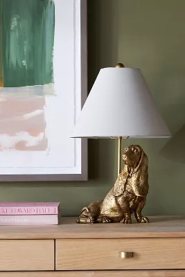 The Icon Table Lamp: Dog Edition | Anthropologie (US)