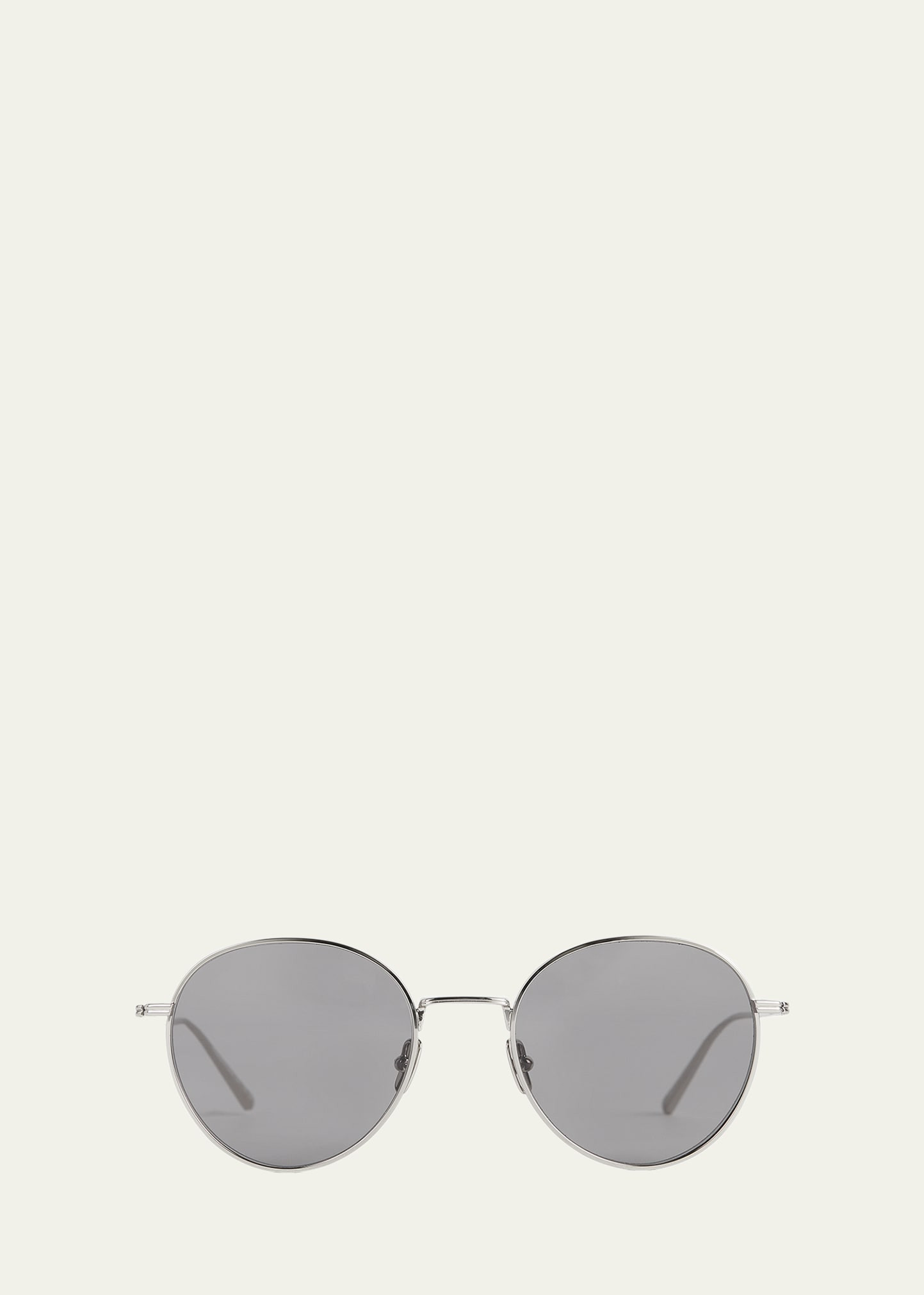 Toteme The Rounds Stainless Steel Round Sunglasses | Bergdorf Goodman