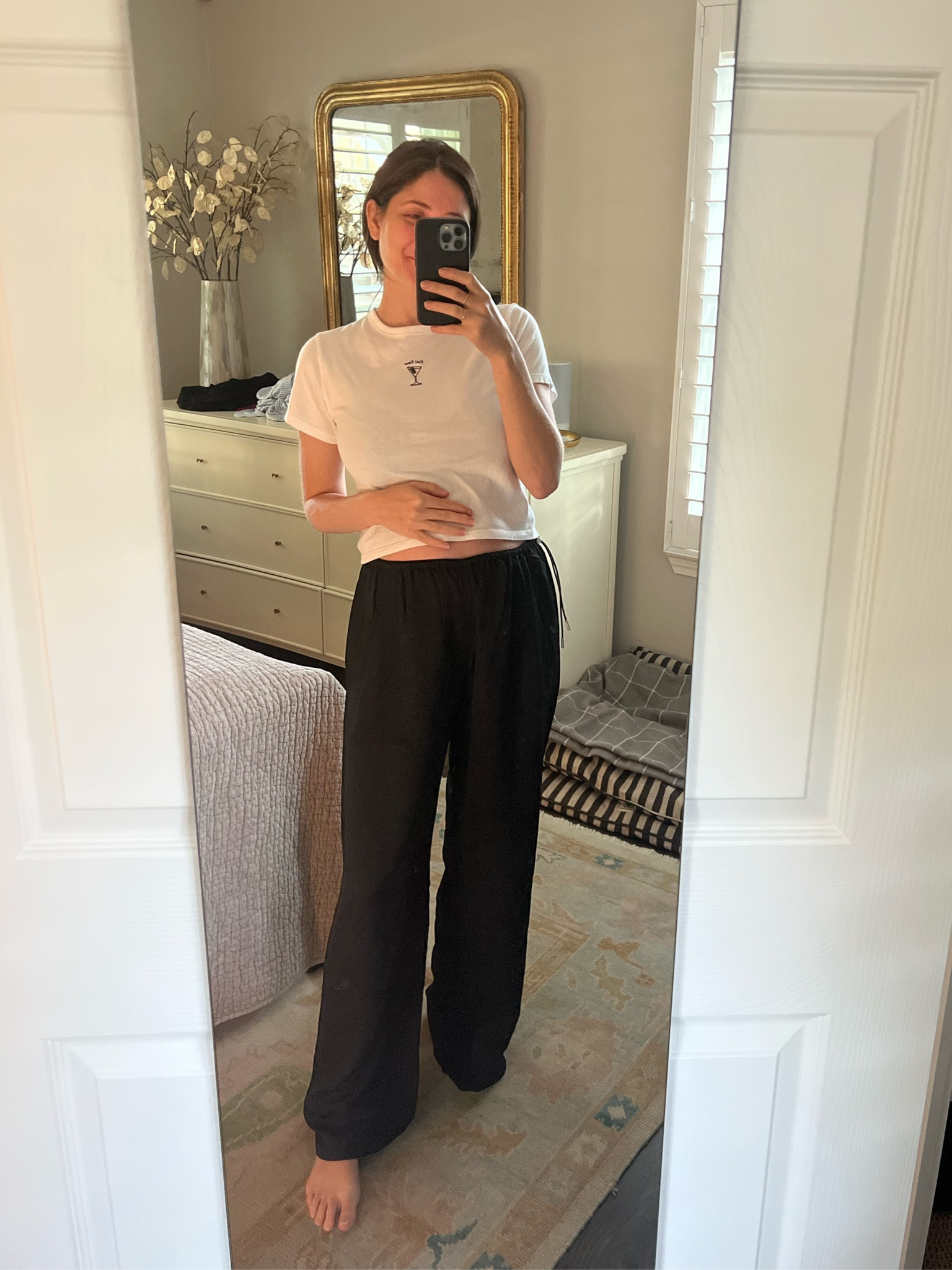 Cozy WFH with the best bump-friendly pants