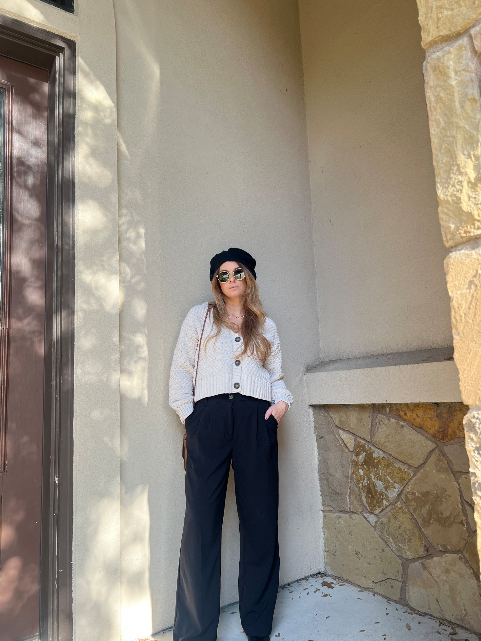 Casual look perfect for the office or just running errands while still looking put together. 

#LTKmomlife #LTKootd