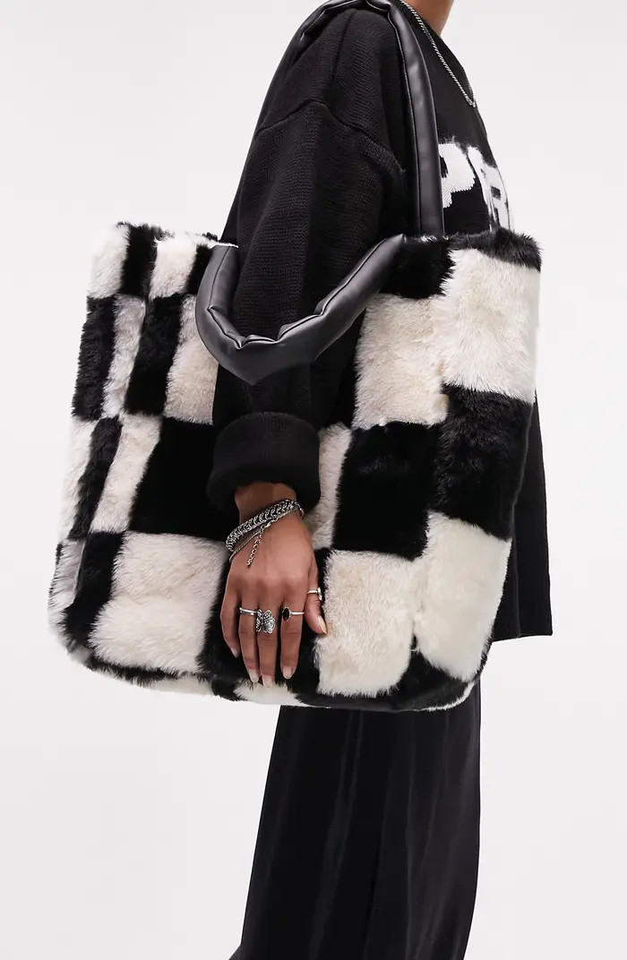 Tabby Large Check Tote Bag | Nordstrom