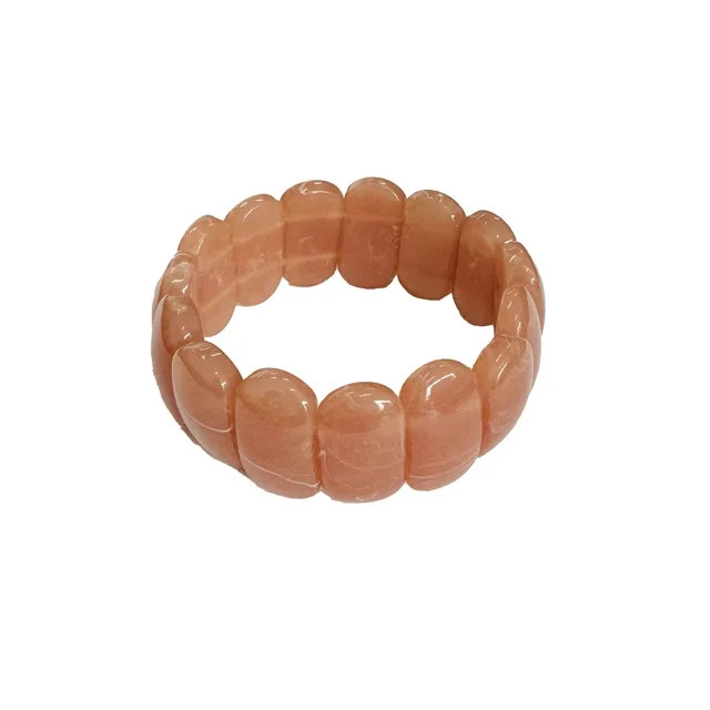 Time and Tru Resin Stretch Pink Bangle Bracelet - Walmart.com | Walmart (US)