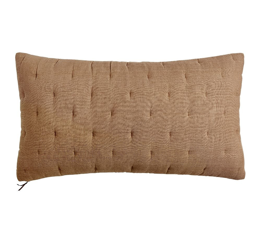 Everyday Linen Comfort Quilted Shams | Pottery Barn (US)