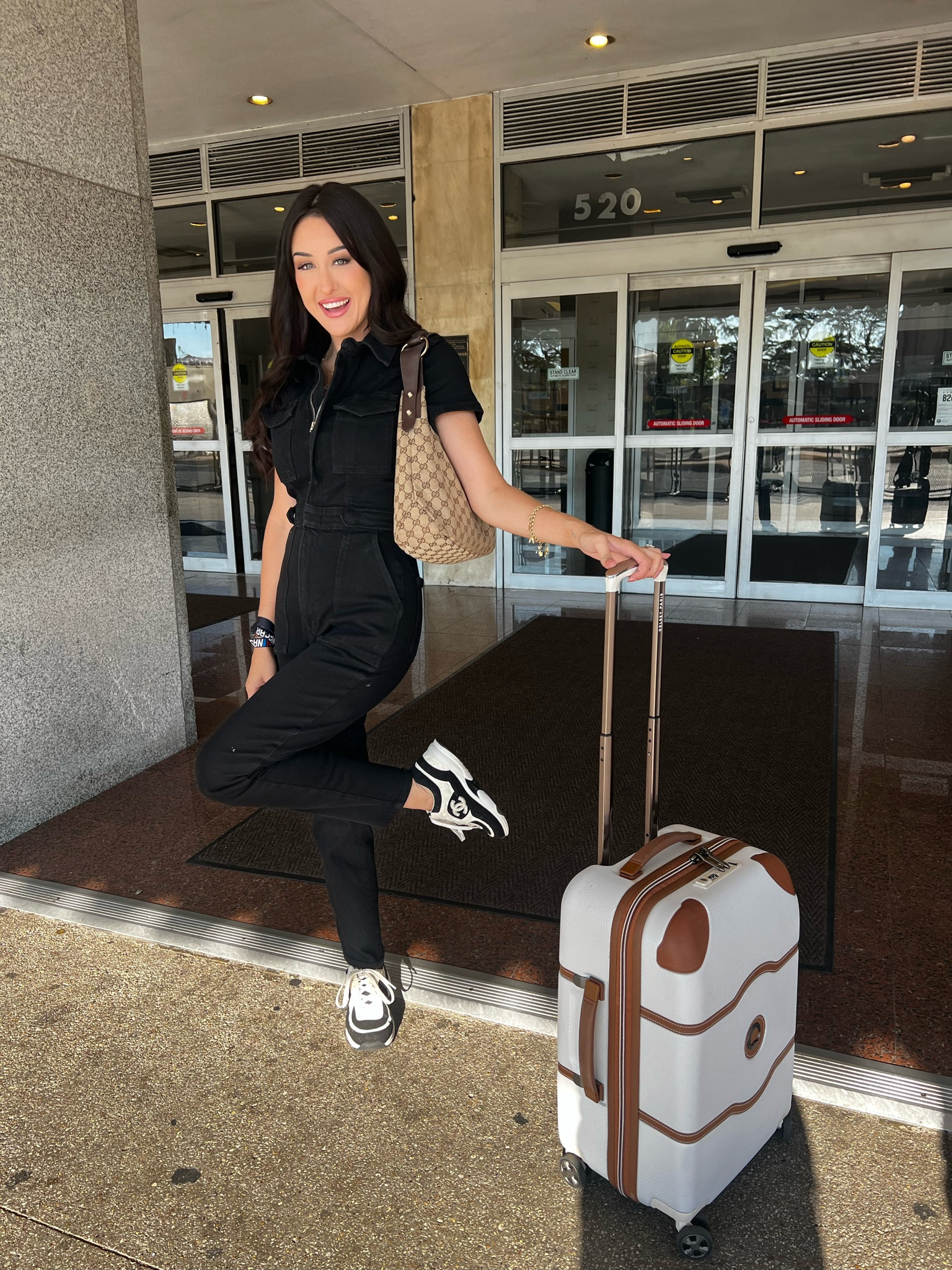 Race day travel outfit #summerstyle #jumpsuit #goodamerican

#LTKStyleTip #LTKBeauty