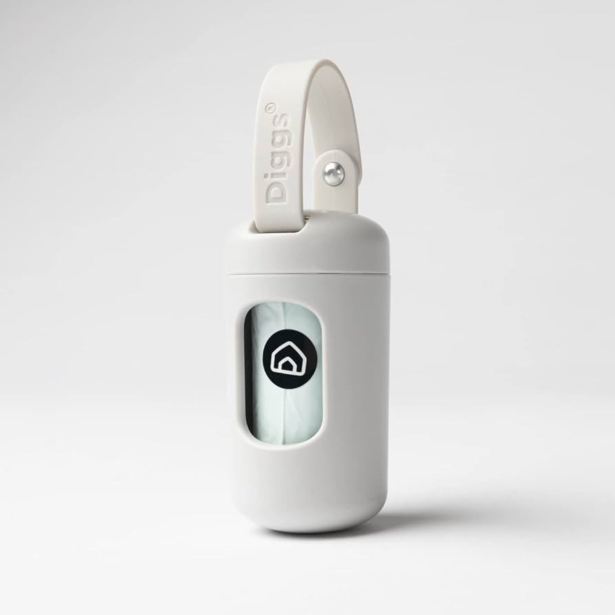 Diggs Dog Poop Bag Dispenser/Holder for Leash - Metal Snap Leash Clip - Case for Poop Bags -Doggi... | Amazon (US)