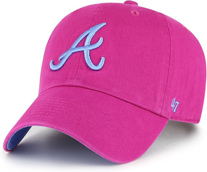 MLB Women's Ballpark Orchid Periwinkle Undervisor Clean Up Adjustable Hat - Orchid | Amazon (US)