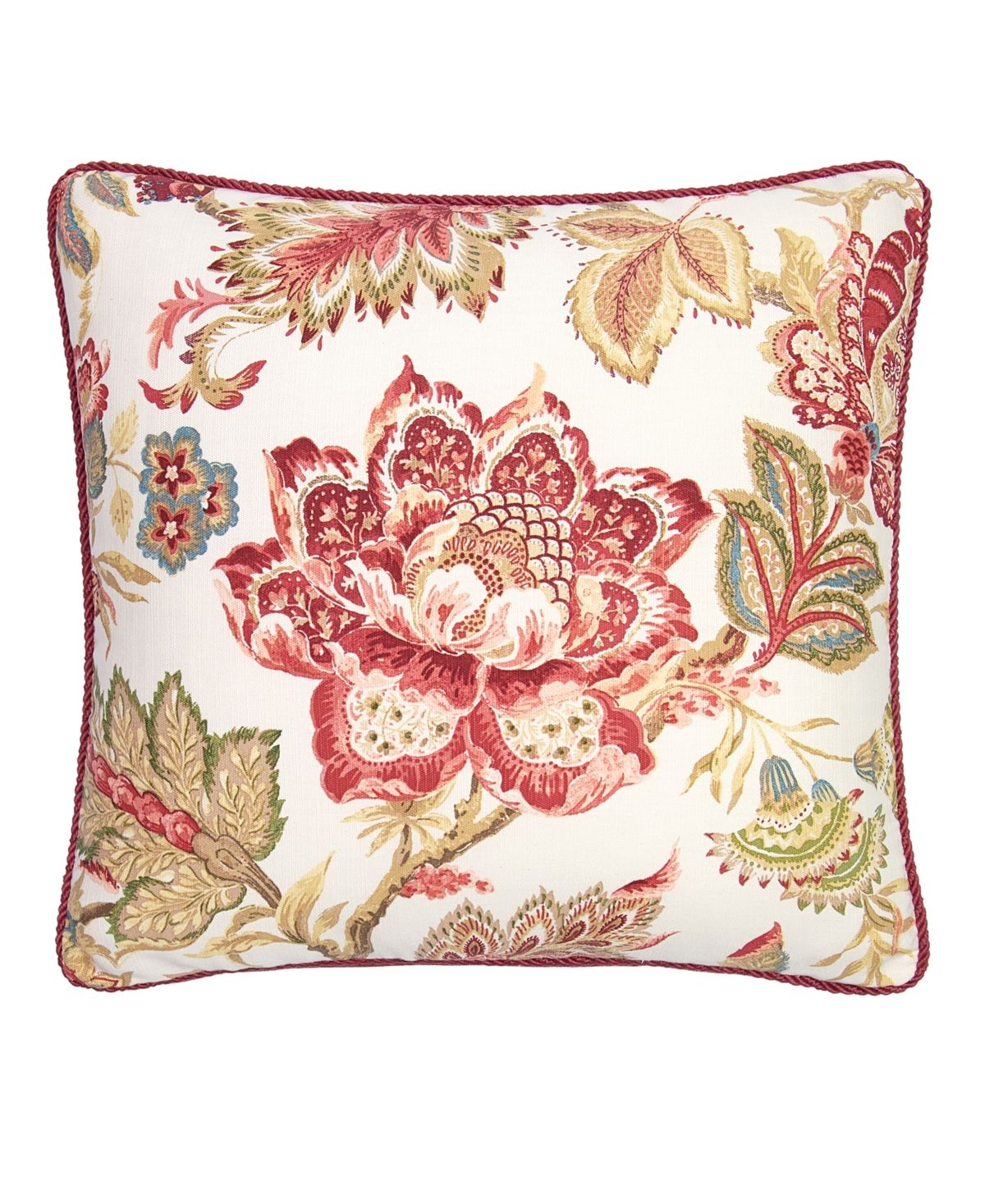 Rose Tree Emory Floral Decorative Pillow, 18" x 18" Bedding | Macys (US)