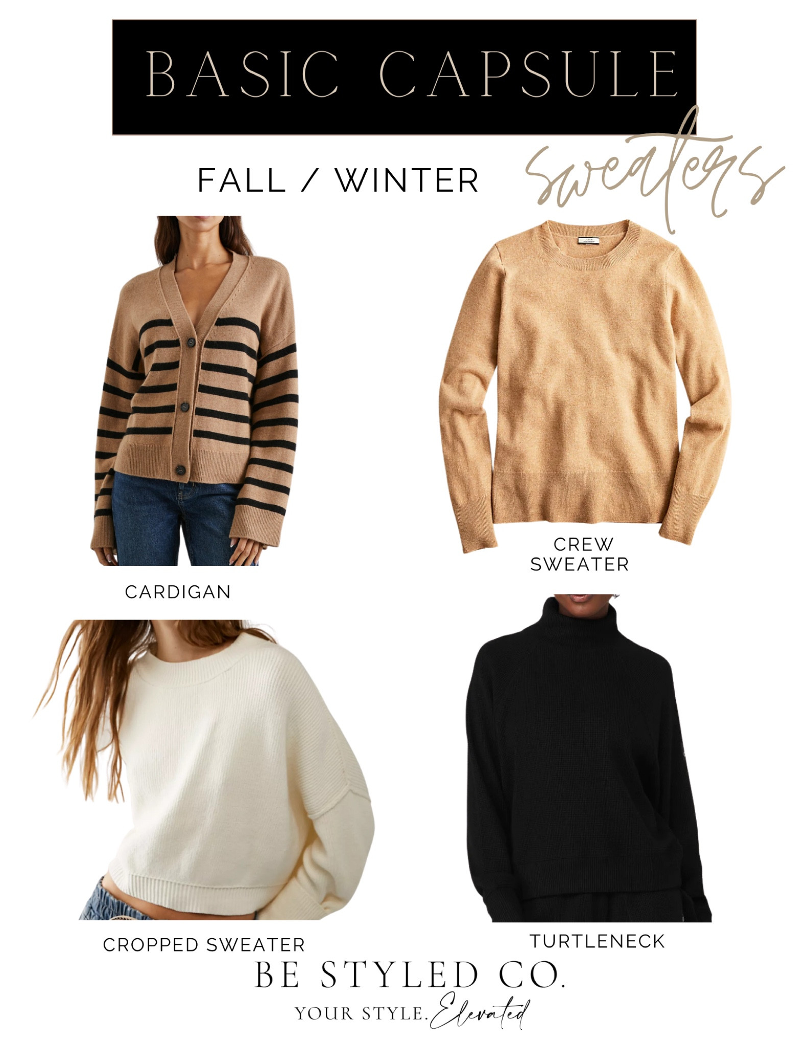 Fall wardrobe capsule - sweaters 

#LTKfindsunder100 #LTKSeasonal