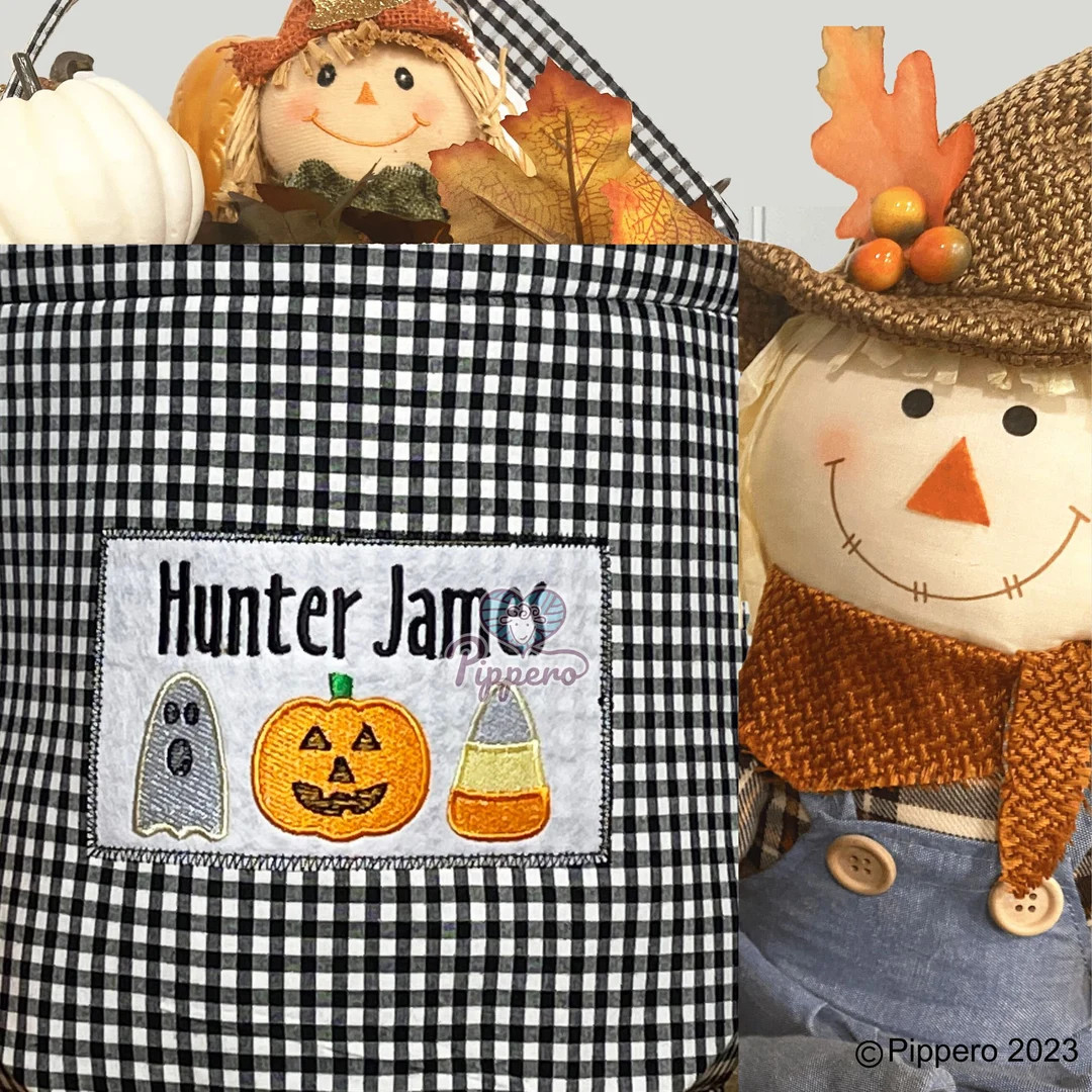Trick or Treat Bag Trick or Treat Bucket Halloween Bag - Etsy | Etsy (US)