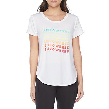 Xersion Womens Round Neck Short Sleeve T-Shirt | JCPenney