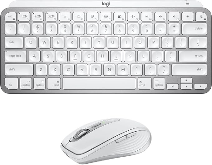 Logitech MX Keys Mini for Mac Keyboard + MX Anywhere 3 for Mac Wireless Mouse Combo - Backlit Key... | Amazon (US)