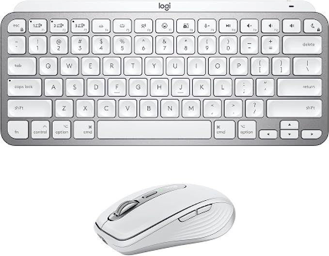 Logitech MX Keys Mini for Mac Keyboard + MX Anywhere 3 for Mac Wireless Mouse Combo - Backlit Key... | Amazon (US)