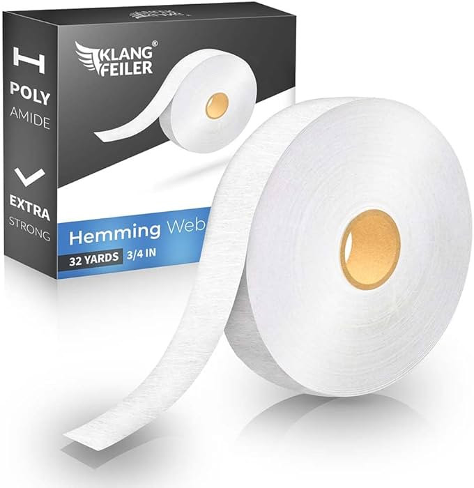 Klangfeiler® Hemming Tape - 3/4 INCH x 32 Yards - Extra Strong - Iron-On Hem Tape Adhesive | Amazon (US)