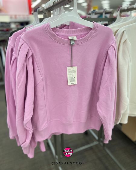 Obsessed with this purple crew neck! #target #finds #musthave #fashion #style #inspo #lifestyle #women #clothing #deals 

#LTKFind #LTKbeauty #LTKstyletip