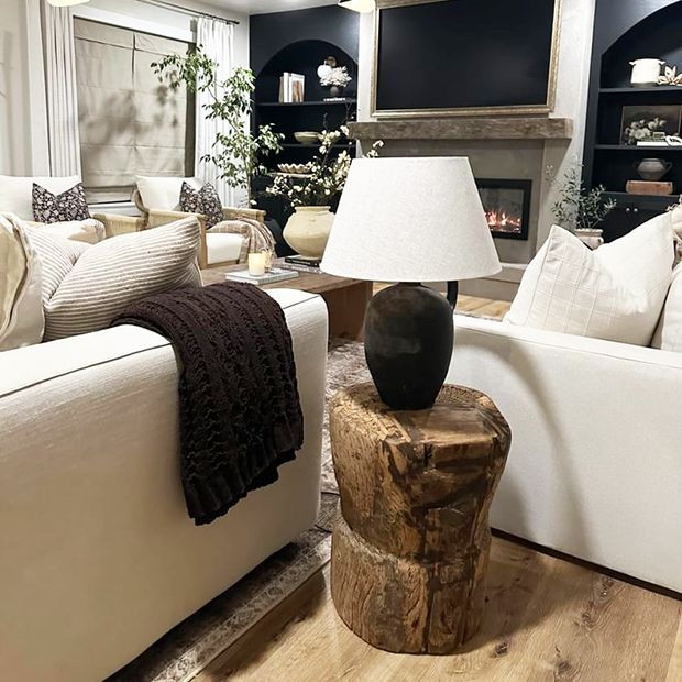 Primitive Farmhouse Antiqued Wooden Stool | Antique Farm House