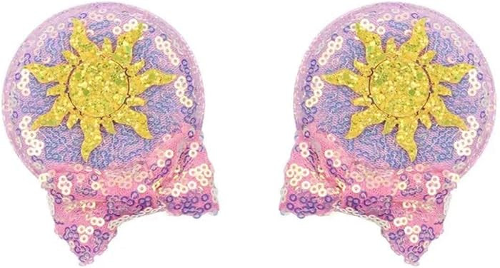 CLGIFT Minnie Ears Baby/Toddler Headband with Rapunzel Hair Clip | Amazon (US)