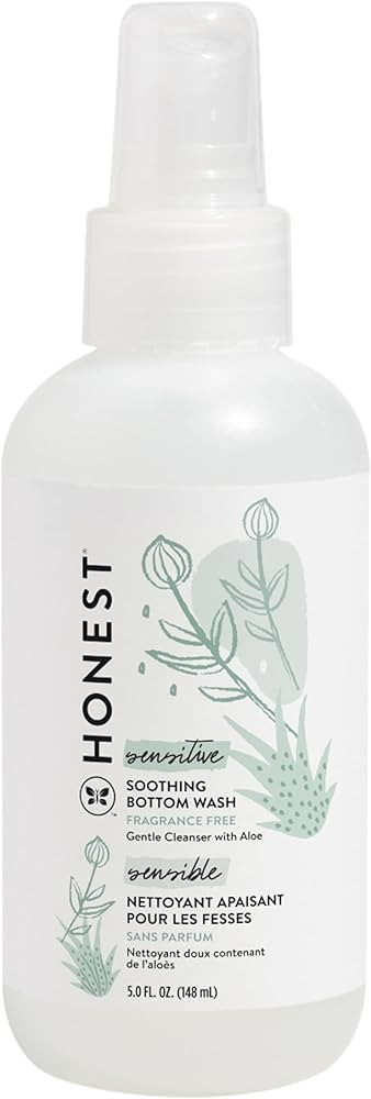 The Honest Company Soothing Baby Bottom Wash | Gently Cleanses + Refreshes | Naturally Derived, N... | Amazon (US)