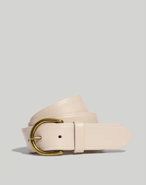 Medium Perfect Leather Belt | Madewell