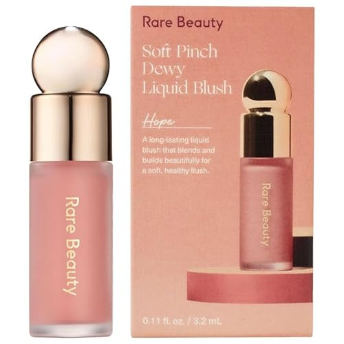 Limited Edition - Rare Beauty Mini Soft Pinch Liquid Blush - Color Hope - nude mauve | Amazon (US)