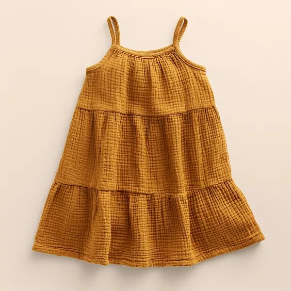 Baby & Toddler Girl Little Co. by Lauren Conrad Organic Tiered Gauze Dress | Kohl's