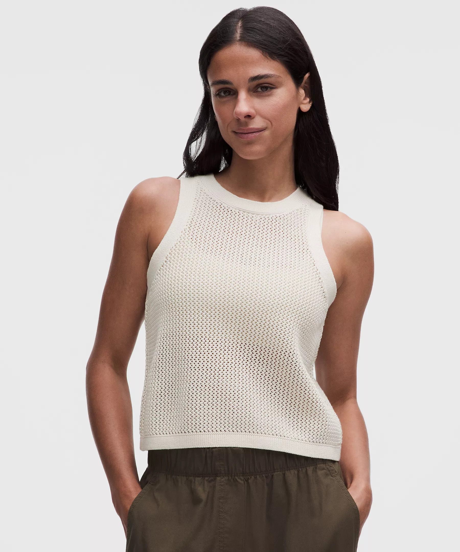 Cotton Crochet Mesh Tank Top | Lululemon (US)