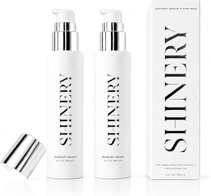 Shinery Jewelry Wash - Jewelry Cleaner Hand Wash Solution, Plant-Based Ring Cleaner Safe All Meta... | Amazon (US)