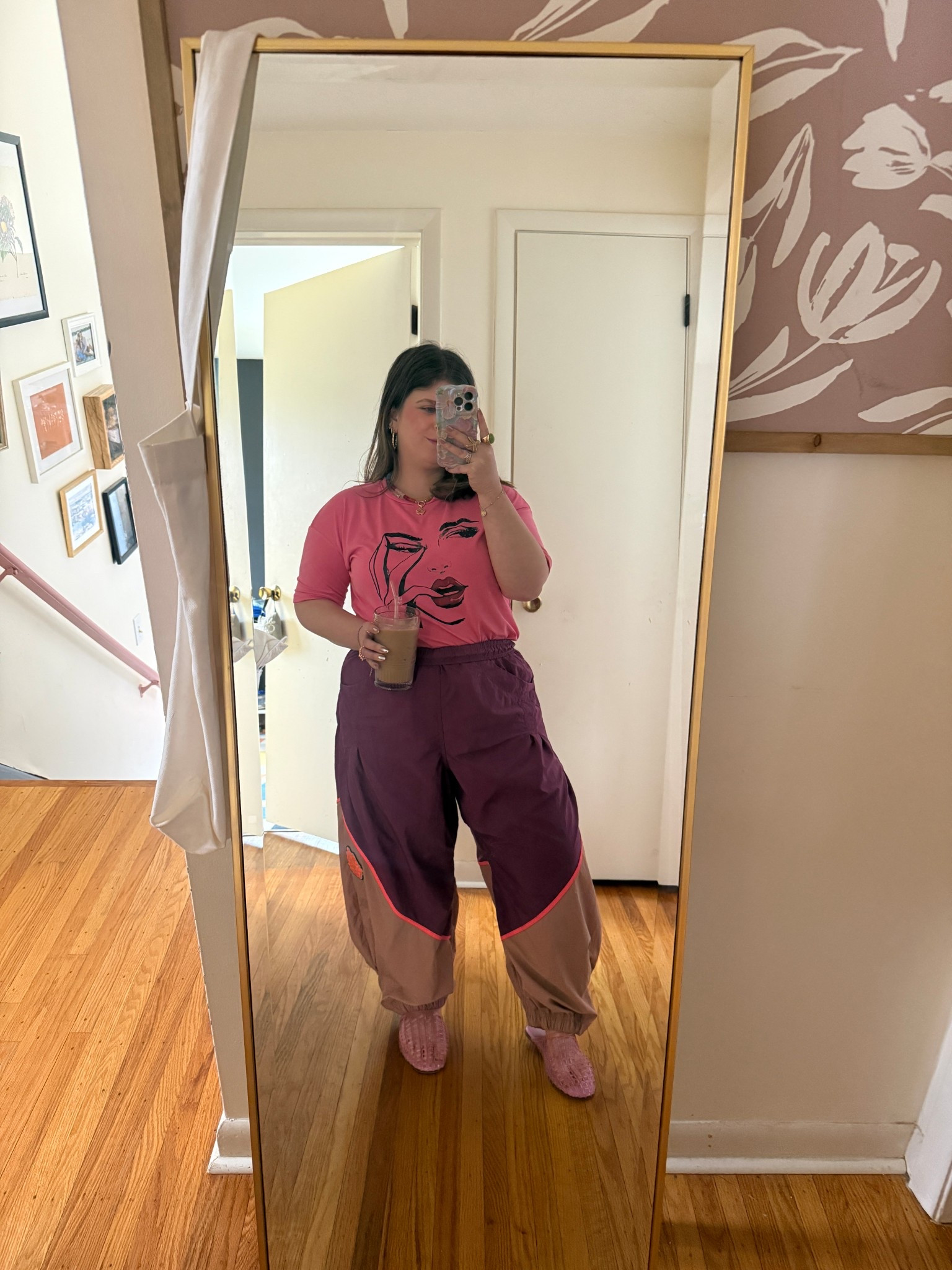 Barrel joggers and a graphic tee for a fun casual outfit! These free people free throw joggers are the best! 

#LTKPetite #LTKSeasonal #LTKootd