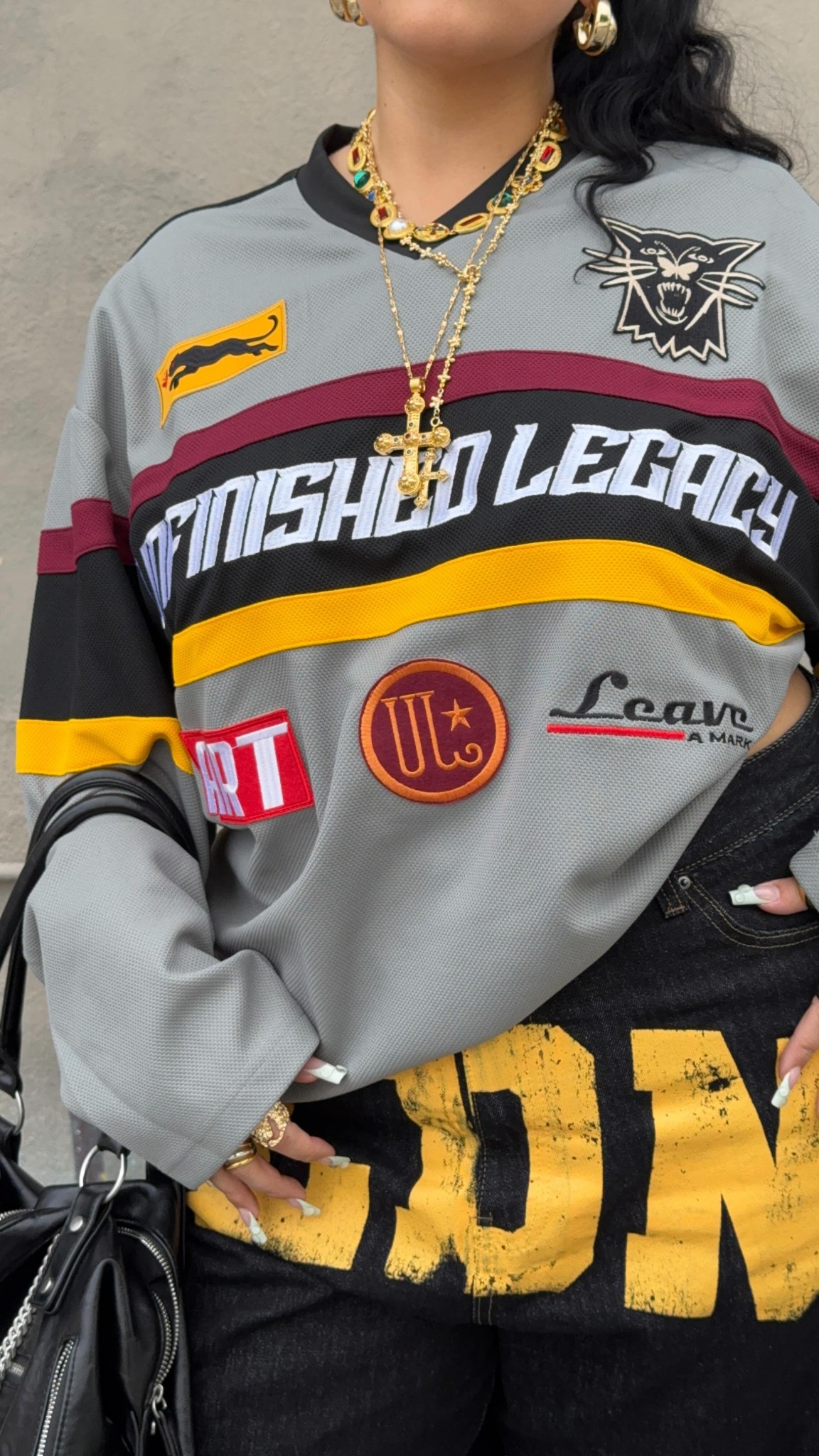 as curvy/plus size women, we’ve been told our whole lives what looks good on us & what we should be wearing to flatter our bodies… can we just wear what we want in peace plz & thank u🫶🏻

Curvy outfit, street style, streetwear, jersey outfit 

#LTKStyleTip #LTKMidsize #LTKPlusSize