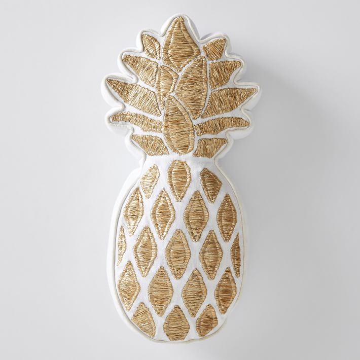 Lilly Pulitzer Pineapple Pillow | Pottery Barn Teen