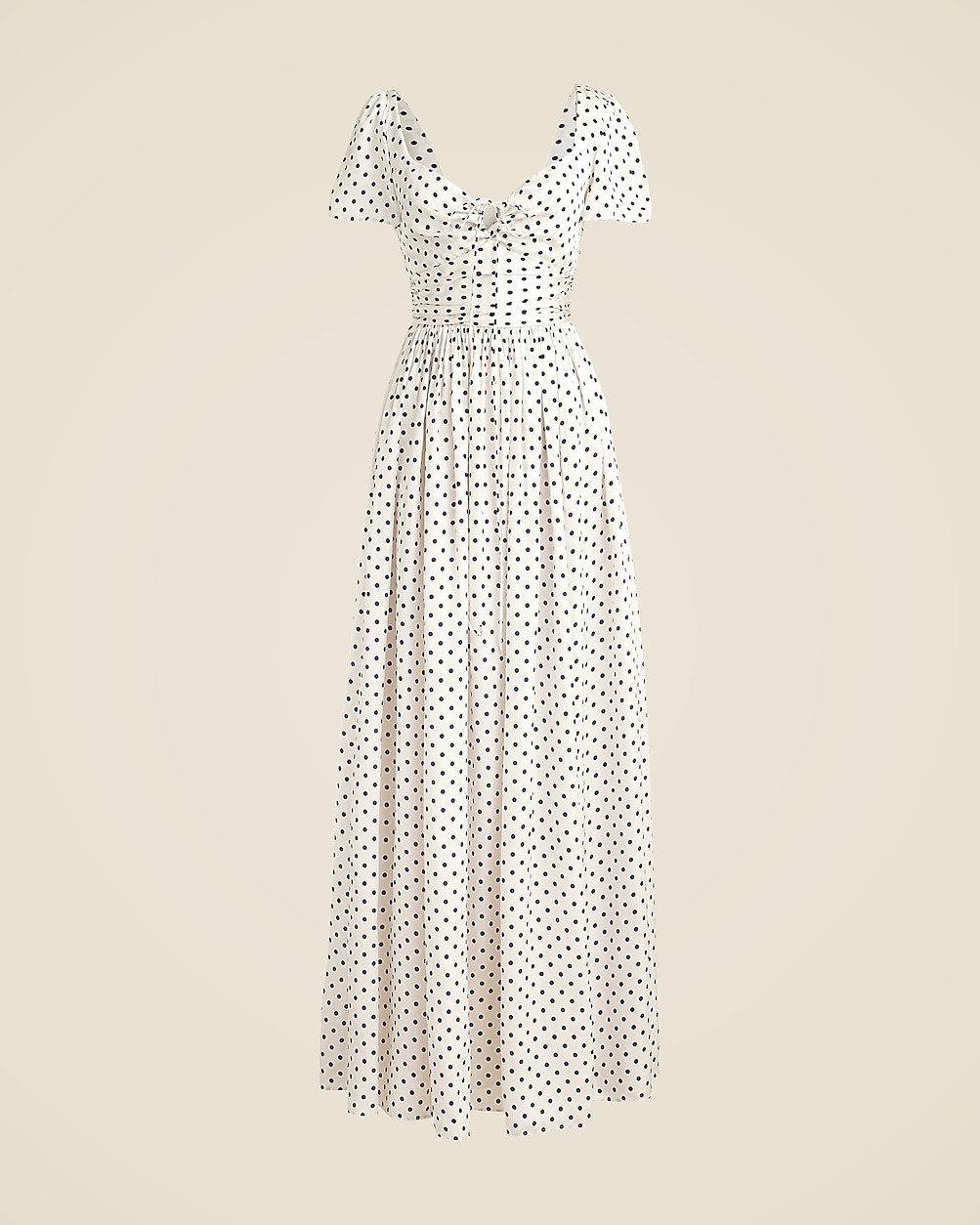 Collection flutter-sleeve maxi dress in luster georgette | J. Crew US