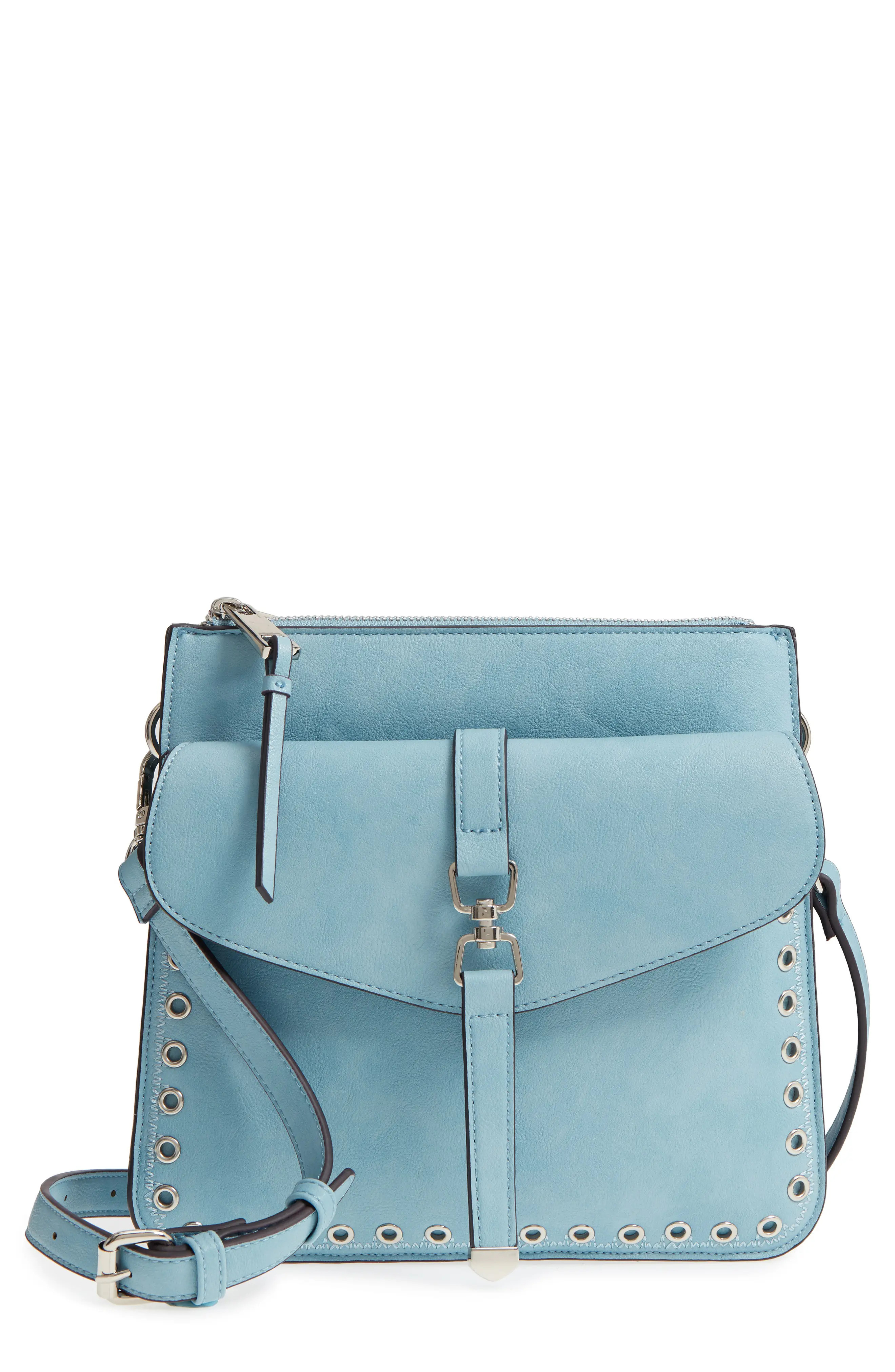 Sole Society Front Pocket Faux Leather Crossbody Bag | Nordstrom