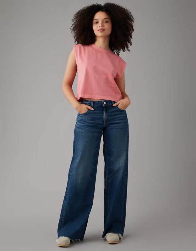 AE Cap-Sleeve Muscle Tee | American Eagle Outfitters (US & CA)