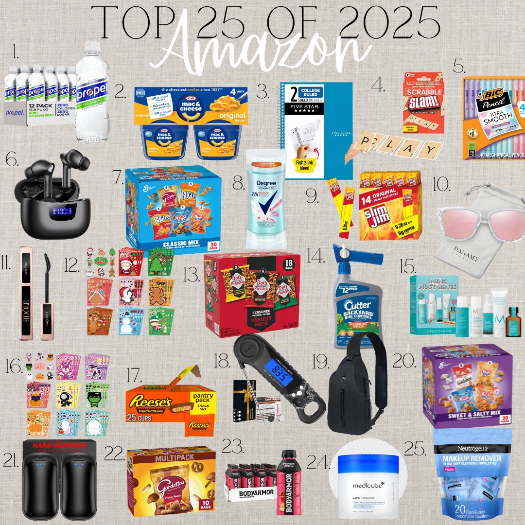 Top 25 of 2025

Amazon best sellers  snacks  toys  games  skincare  beauty 

#LTKFindsUnder50 #LTKFindsUnder100 #LTKSeasonal