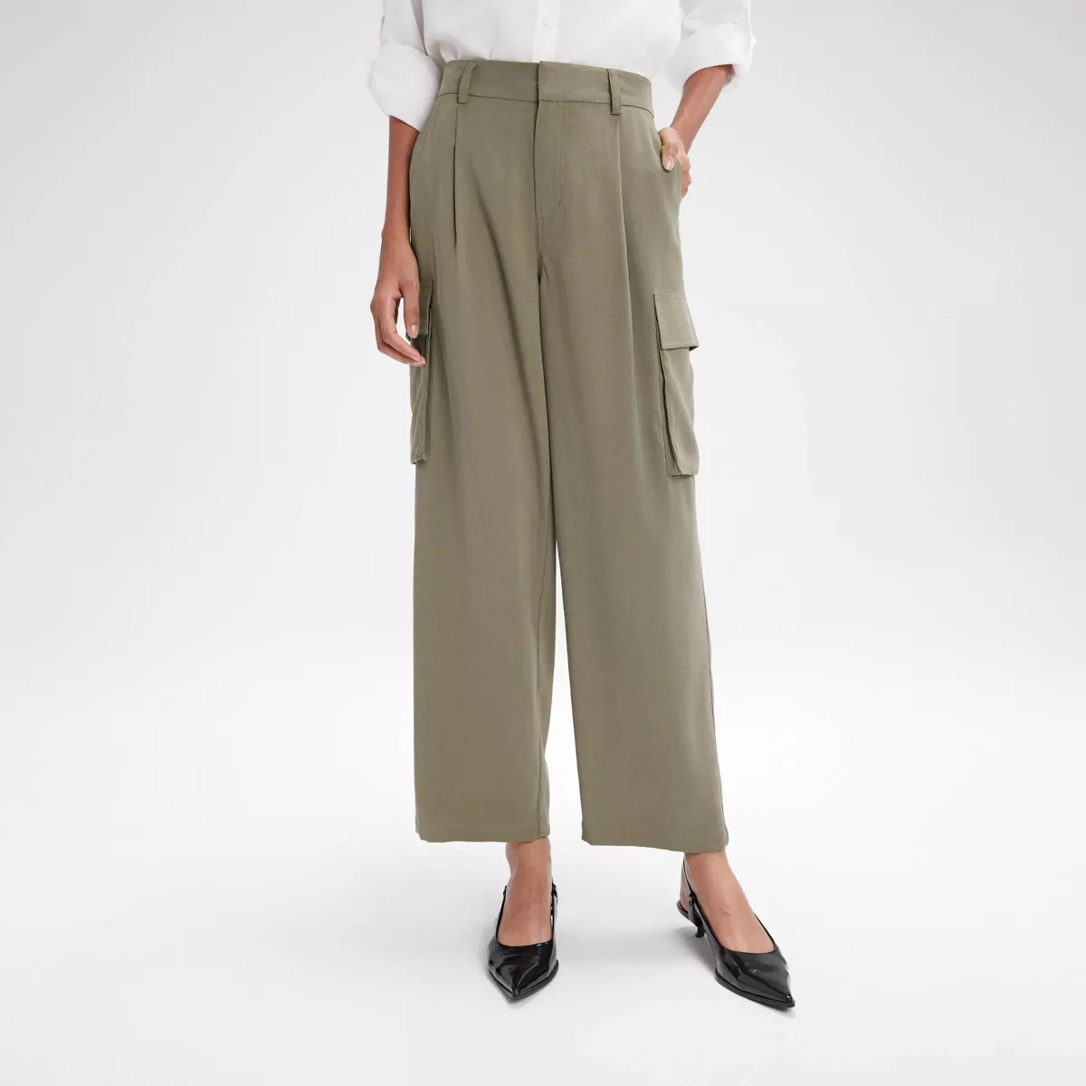 Women's High-Rise Straight Leg Cargo Pants - A New Day™ | Target
