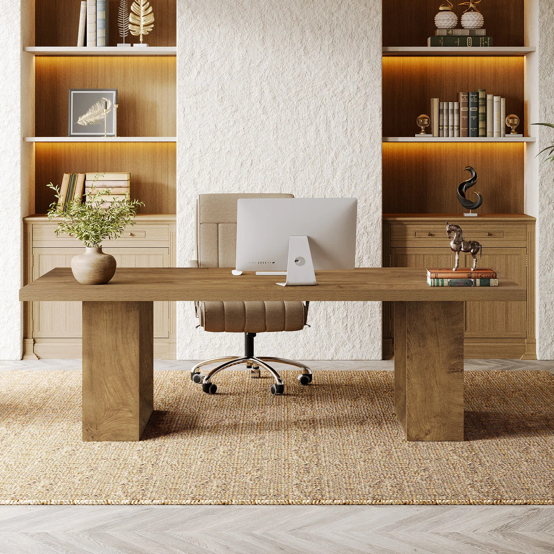 62.99" Large Home Office Desk, Computer Table for Office | Overstock