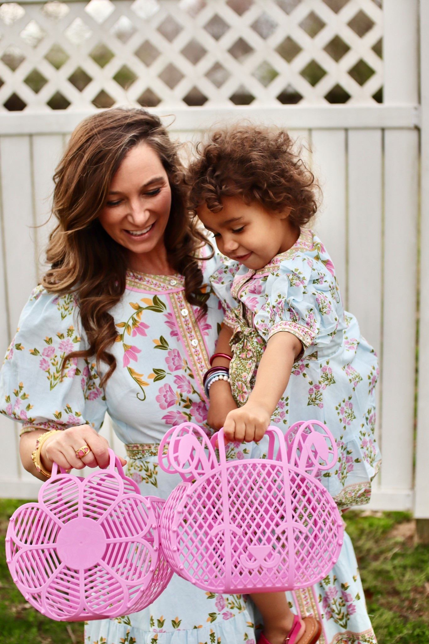 Matching mother and daughter Easter dresses with quick shipping! Sibling sister matching Easter dresses