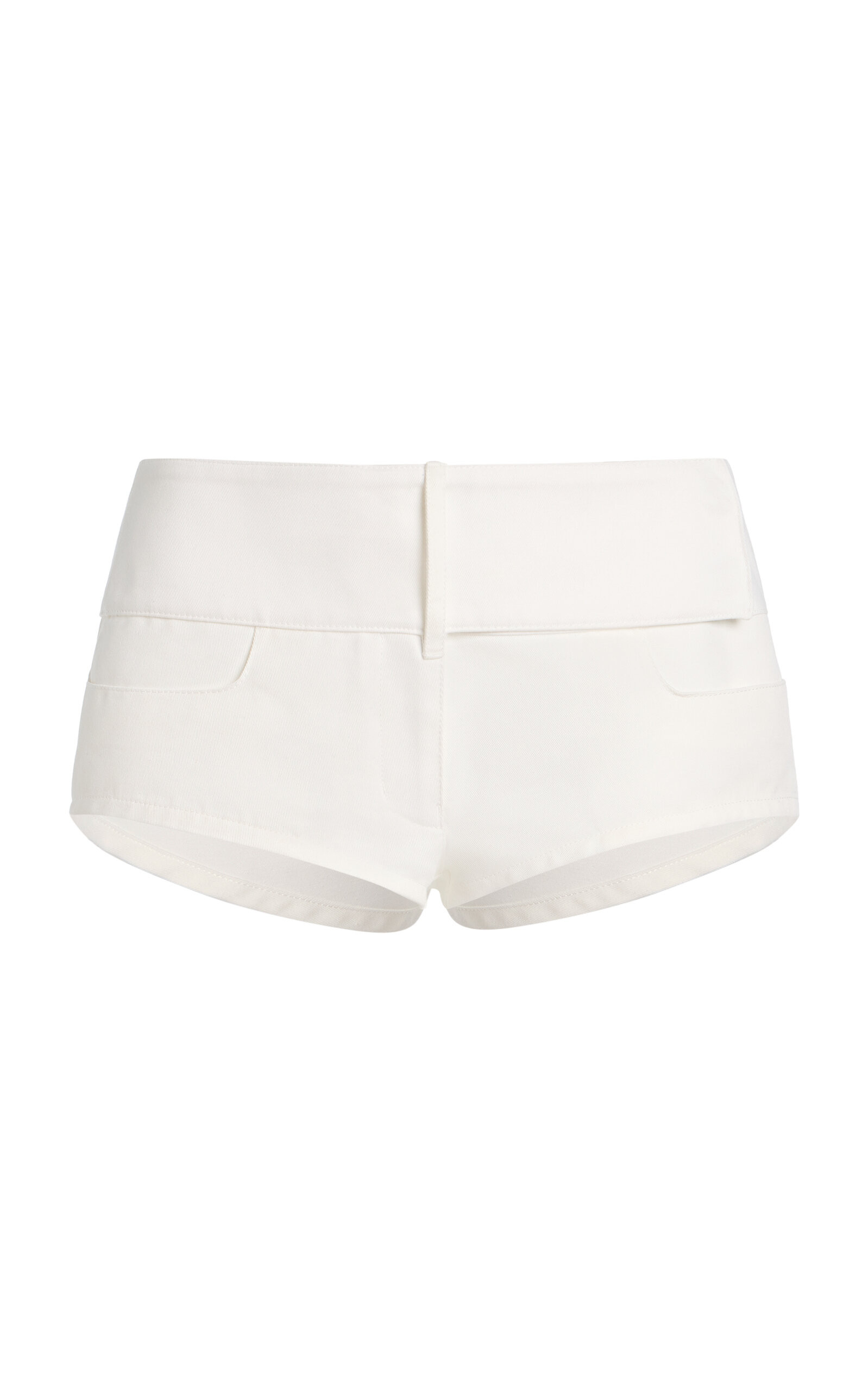 Courrèges - Belted Mini Shorts - White - FR 40 - Moda Operandi | Moda Operandi (Global)