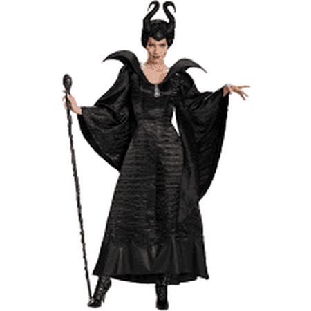 Disguise Maleficent Christening Black Gown Deluxe Women s Halloween Fancy-Dress Costume for Adult XL | Walmart (US)