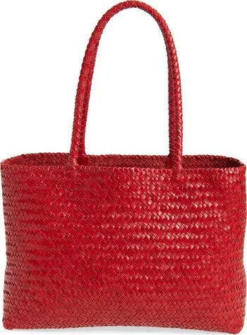 Handwoven Leather Tote | Nordstrom