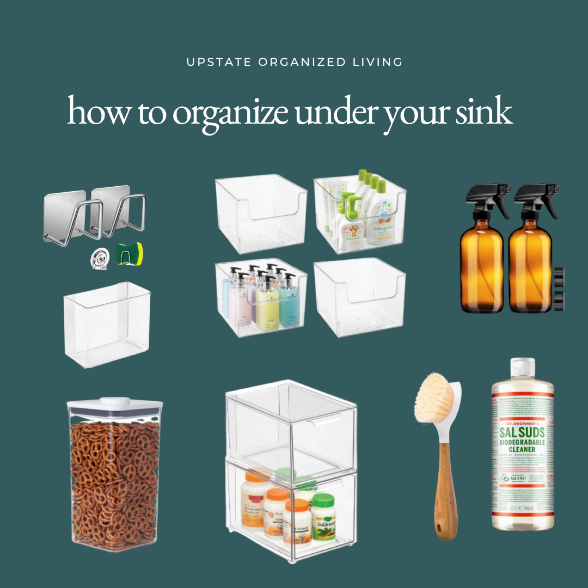 Some of my favorites to make the most of that small space!! 

#kitchen #bathroom #homeorganization #containers #underthesink #kitchensink #bathroomsink #random #amazon #amazonfinds

#LTKhome #LTKfamily #LTKfindsunder50