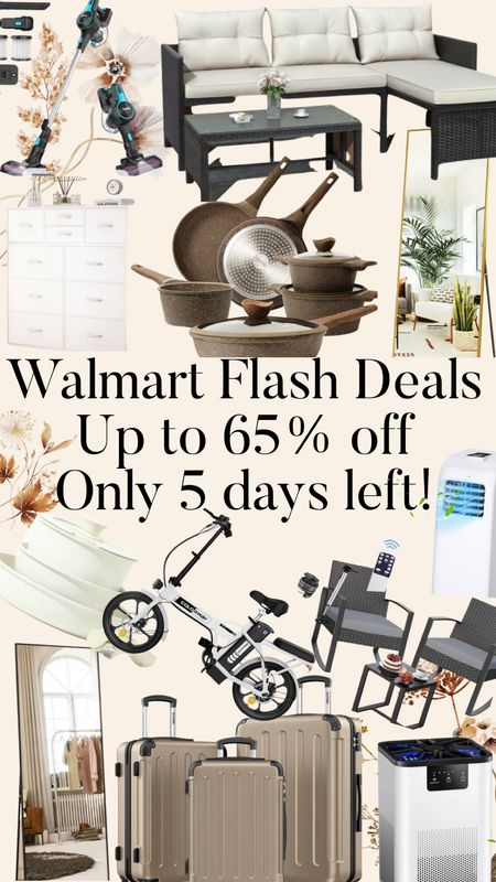 It’s your lucky day! One of my favorite places to #shop at is #Walmart especially when they offer their #flashdeals up to 65% OFF! There’s only 5 days left so get to #shopping as I’ve already bought most of what you see here myself. Ha. 

#LTKsalealert #LTKBacktoSchool #LTKFind