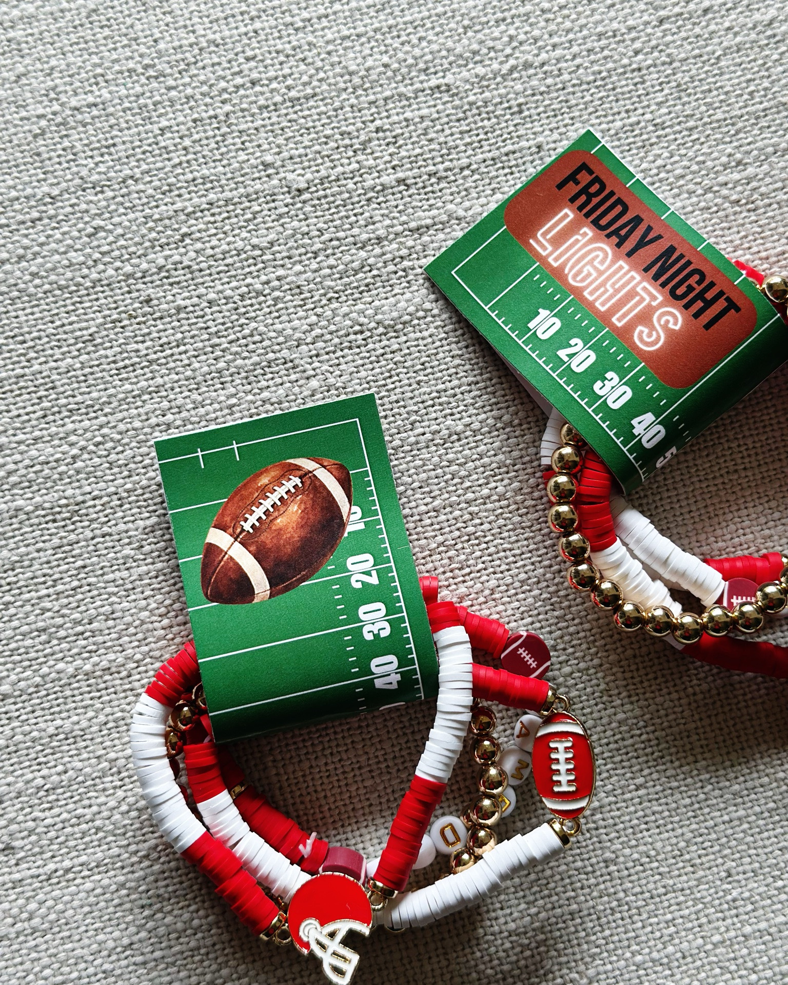 Friday Night Lights + School Spirit
📣🏈
A simple little gift for the girls who make Friday nights so much fun! These school-color bracelet stacks are easy to put together and cost less than $5 each, making them perfect for cheer teams, dance teams, homecoming, football moms, or a group of friends.

The link contains several different school-color combinations, so there's a good chance you'll find your team colors.

And the best part? The Friday Night Lights printable is FREE! Just print, cut, stack & wrap.

Get the free printable https://ourshoreview.com/cheer-team-gifts/

#FridayNightLights #SchoolSpirit #CheerMom #Cheerleading #CheerTeam #DanceTeam
#FootballSeason #FootballMom #Homecoming #TeamGifts #SchoolColors #DIYGiftIdeas #PrintableGifts #HighSchoolFootball

#LTKKids #LTKSeasonal #LTKmomlife