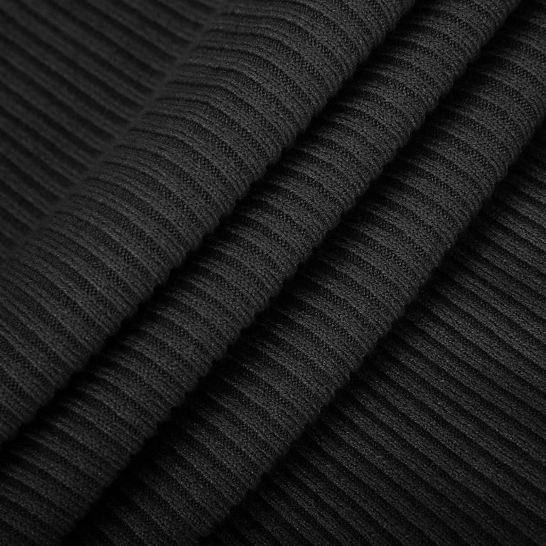 VSSSJ Women's Long Sleeve Simple Versatile Pullover Sweaters Turtleneck Slim Fit Solid Color Ribb... | Walmart (US)