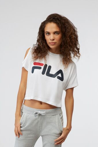 NIKKI CROP COLD SHOULDER TOP | Fila US